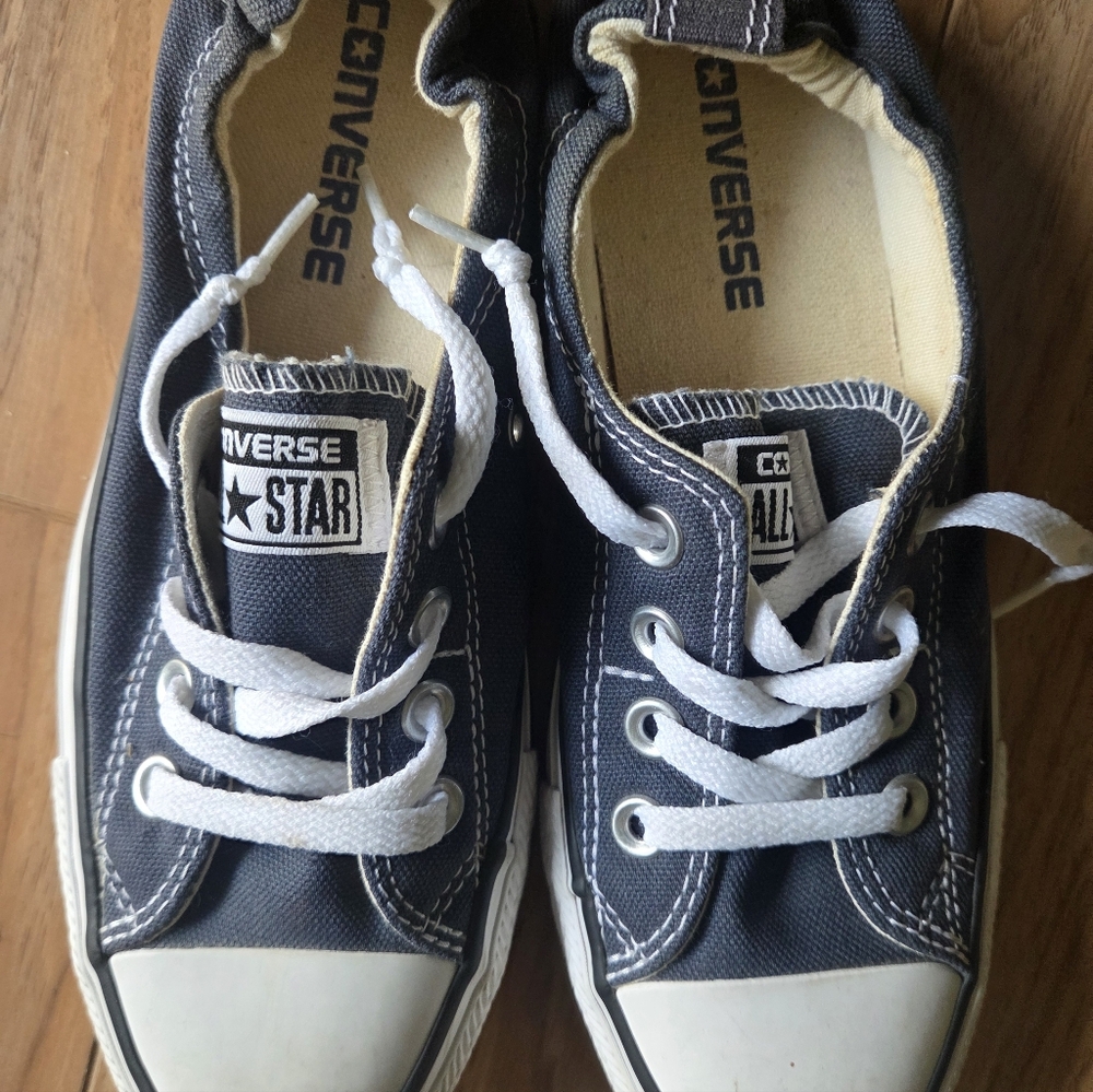 Converse Chuck Taylor Shoreline Slip On Navy 6.5 - Picture 6 of 8
